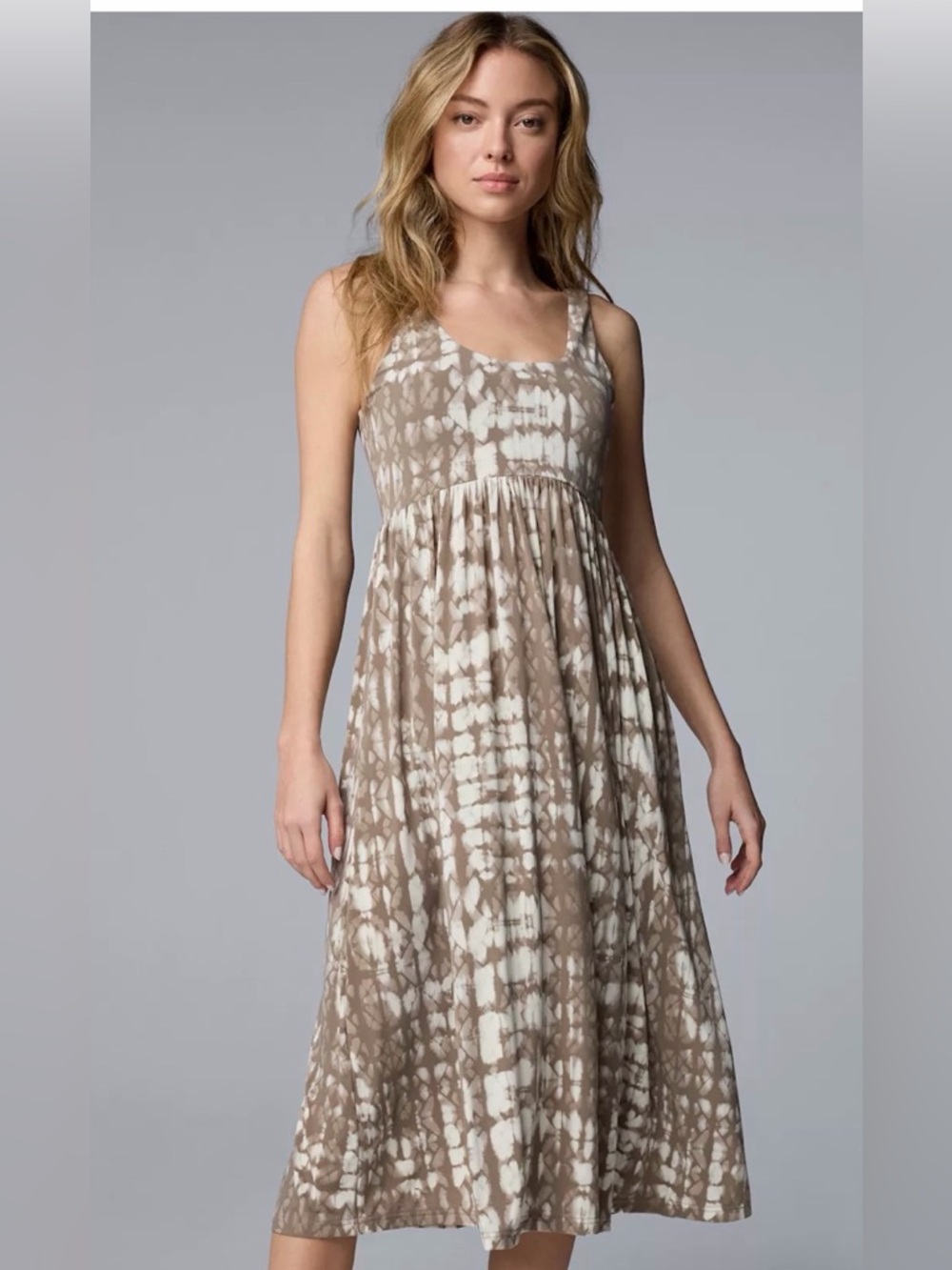 Simply Vera Vera Wang Fit & Flare Midi Dress Size Small - C37-030